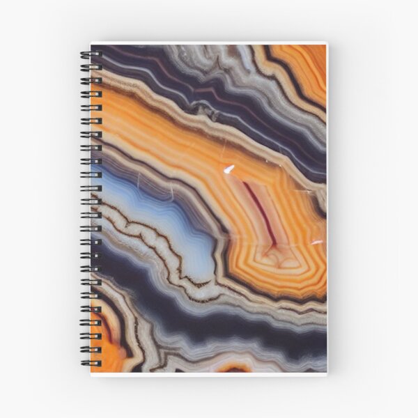 Item preview, Banded agate Orange designed and sold by melridger.
