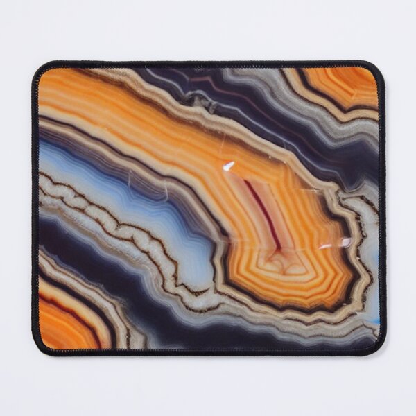 Item preview, Banded agate Orange designed and sold by melridger.