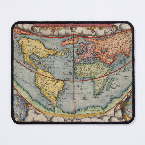 Item preview, Vintage Map of the World (1578) designed and sold by BravuraMedia.