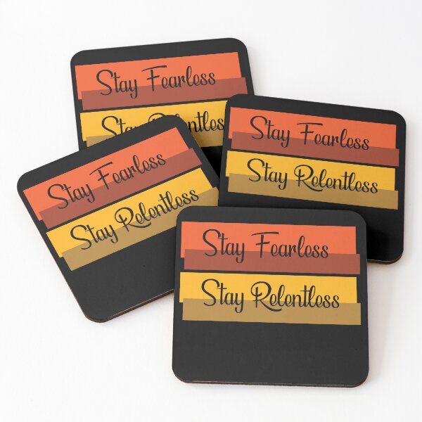 Item preview, Stay fearless stay relentless designed and sold by Art-Filter.