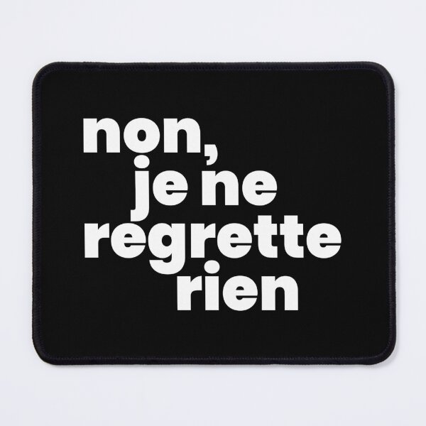 Item preview, Non, je ne regrette rien II (white) designed and sold by didijuca.