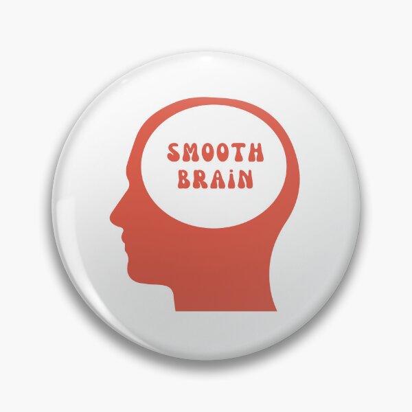 Item preview, Smooth Brain - Orange designed and sold by tinks-ts.