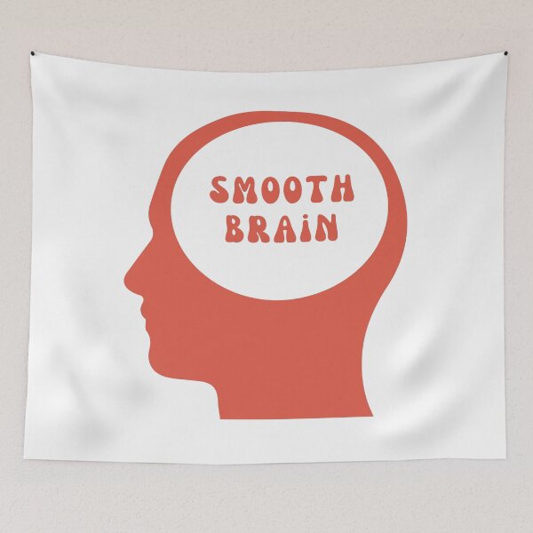 Item preview, Smooth Brain - Orange designed and sold by tinks-ts.