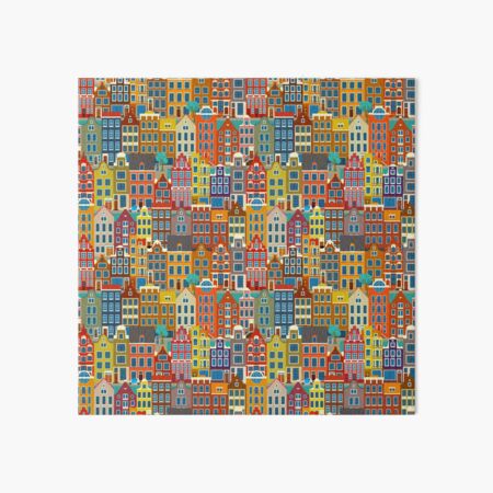 Amsterdam, saturated Art Board Print
