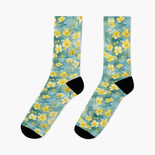 Item preview, Greater Spearwort Seamless Pattern designed and sold by CaledoniArt.