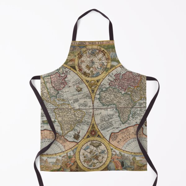 Item preview, Vintage Map of the World (1594) designed and sold by BravuraMedia.
