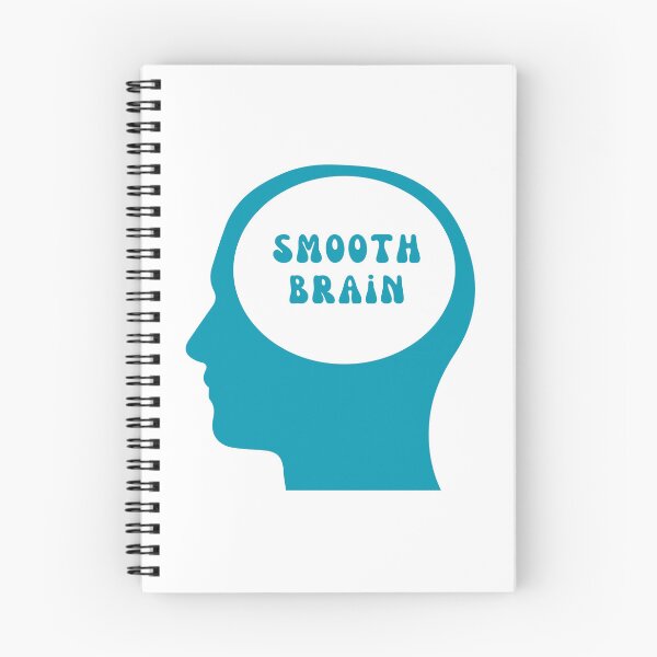 Item preview, Smooth Brain - Blue designed and sold by tinks-ts.