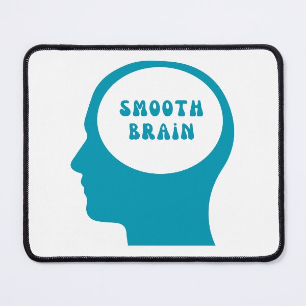 Item preview, Smooth Brain - Blue designed and sold by tinks-ts.