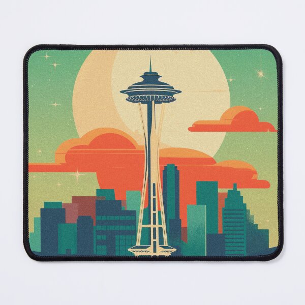 Item preview, Washington Seattle Space Needle  designed and sold by Lonemoth.