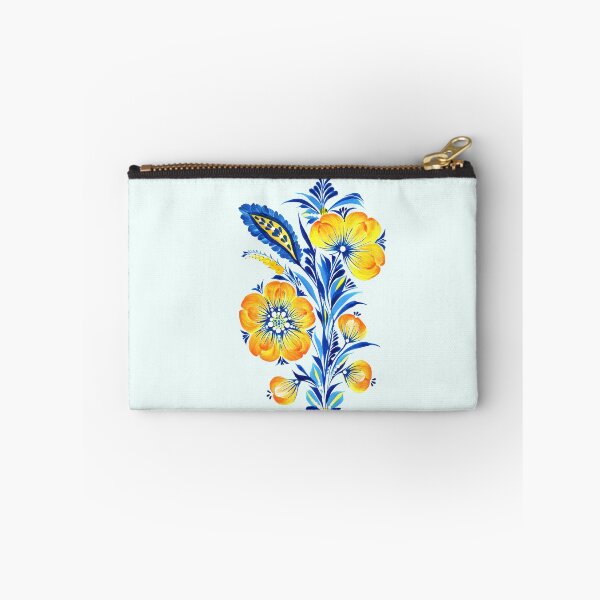 Item preview, Yellow flowers Ukrainian art Petrykivka Ukrainian yellow-blue flowers designed and sold by Sunflower-7.