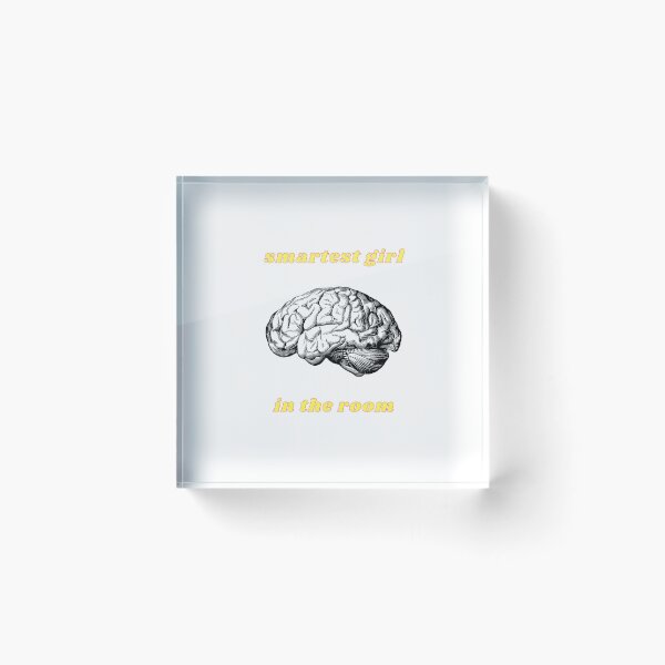 Item preview, Smartest Girl in the Room (Brain) 1 designed and sold by MerchQuiTue.