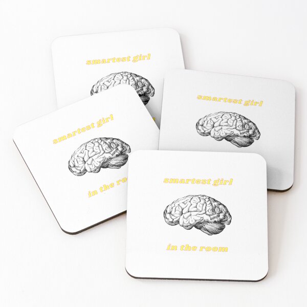 Item preview, Smartest Girl in the Room (Brain) 1 designed and sold by MerchQuiTue.