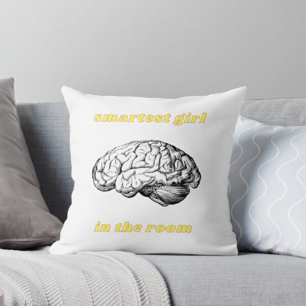 Item preview, Smartest Girl in the Room (Brain) 1 designed and sold by MerchQuiTue.