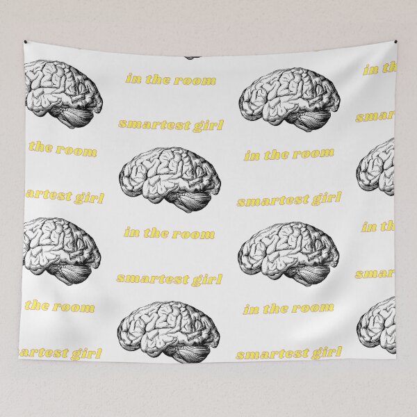 Item preview, Smartest Girl in the Room (Brain) 1 designed and sold by MerchQuiTue.