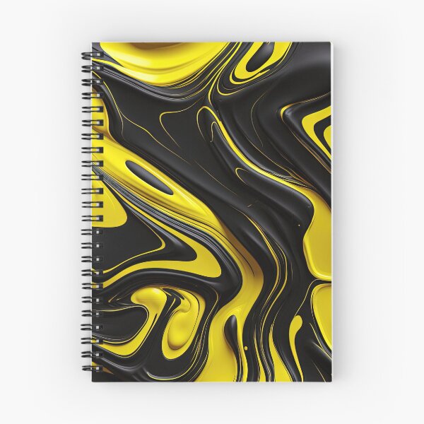 Item preview, Liquid Plastic effect background, black and yellow designed and sold by Graphics By Craig.