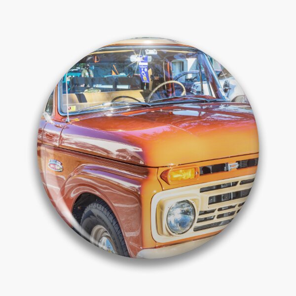 Item preview, 1965 Orange Ford F100 Step-side Custom Cab X106 designed and sold by RichFrancoCars.