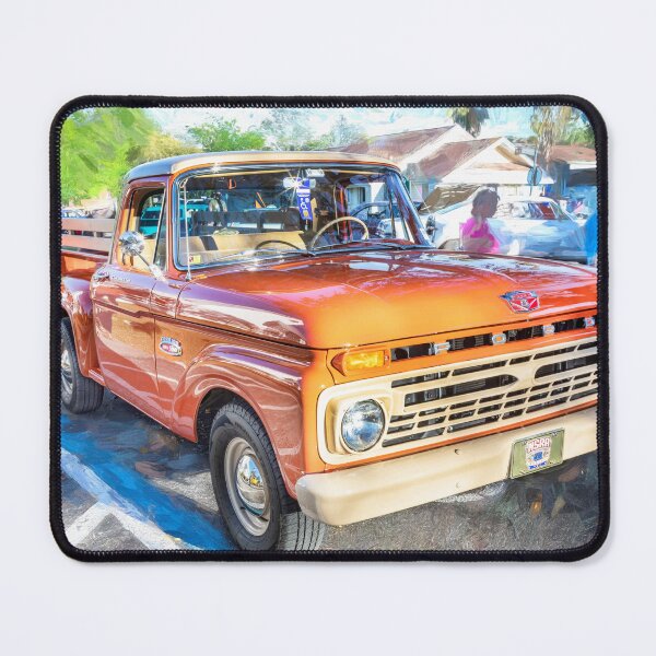 Item preview, 1965 Orange Ford F100 Step-side Custom Cab X106 designed and sold by RichFrancoCars.