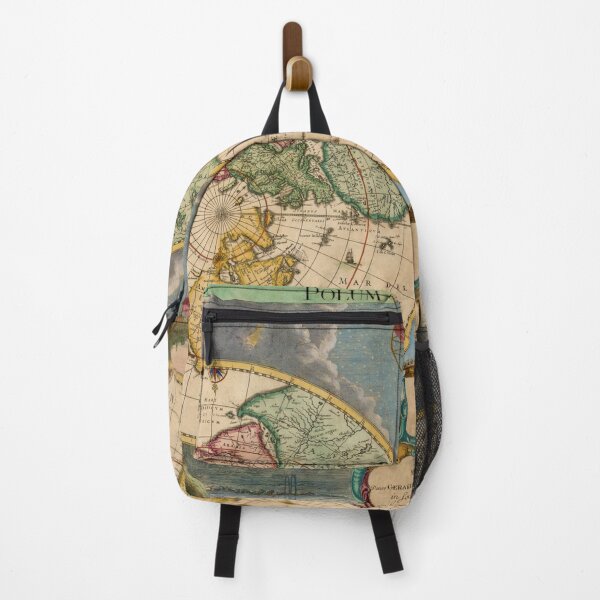 Item preview, Vintage Map of the World (1695) designed and sold by BravuraMedia.