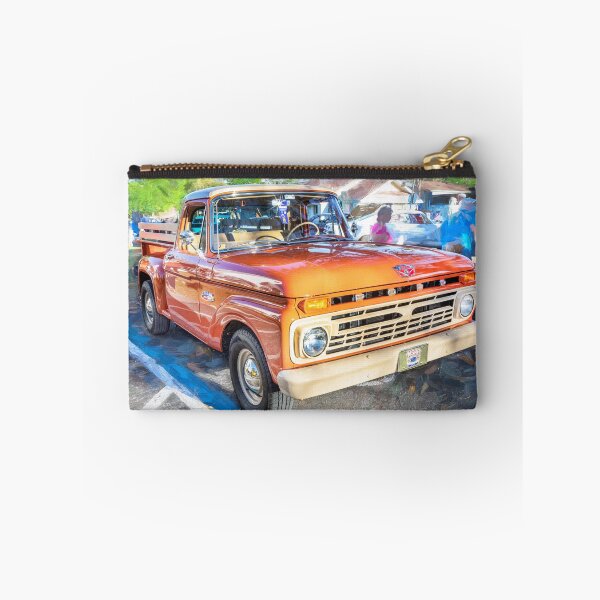 Item preview, 1965 Orange Ford F100 Step-side Custom Cab X106 designed and sold by RichFrancoCars.