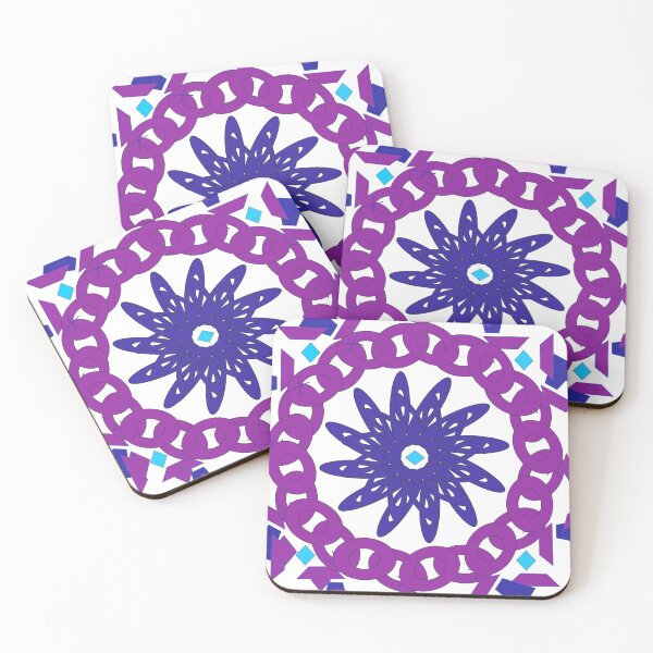 Item preview, Chained In Purple Flower Pattern designed and sold by ncNatureVisions.