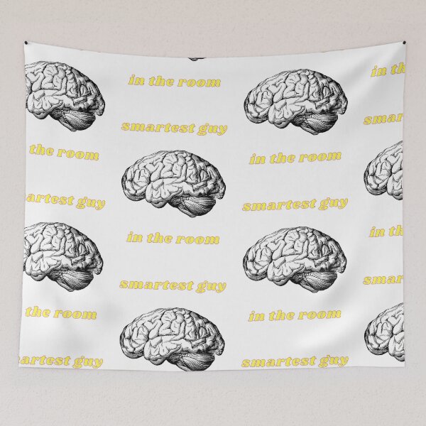 Item preview, Smartest Guy in the Room (Brain) 1 designed and sold by MerchQuiTue.