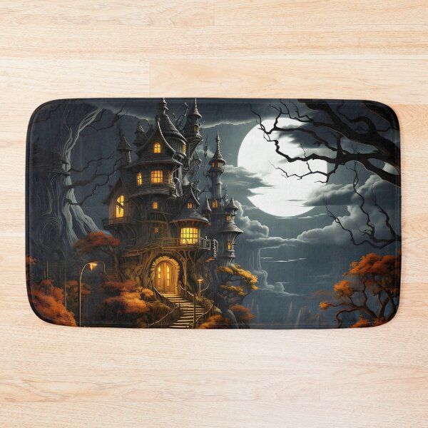 Item preview, Halloween Haunted House designed and sold by ConfettiSkyArt.