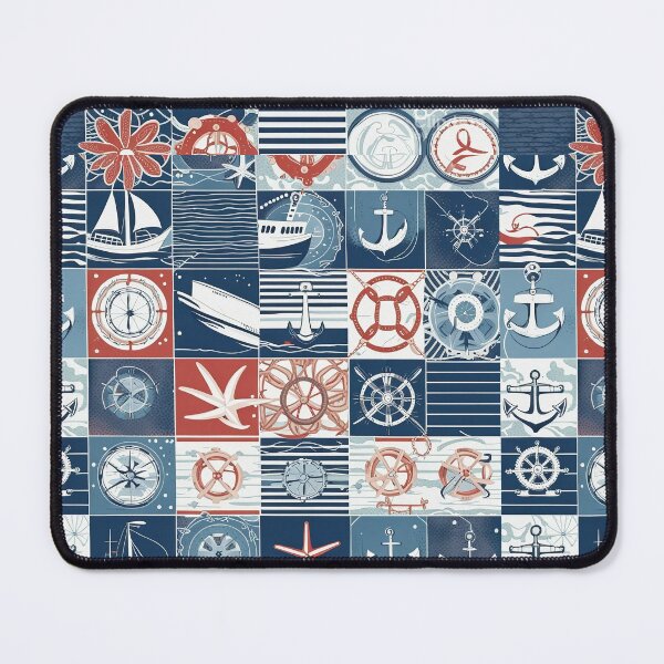 Item preview, nautical maritime patchwork designed and sold by Time4Space.