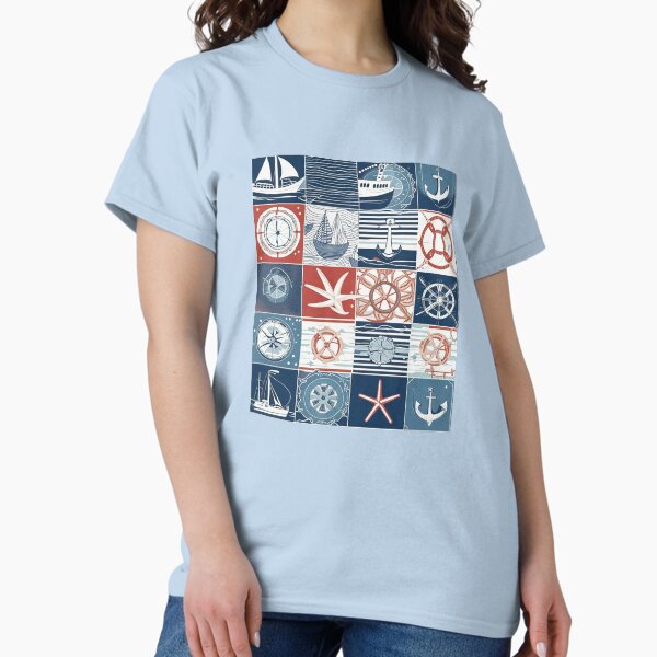 Item preview, nautical maritime patchwork designed and sold by Time4Space.