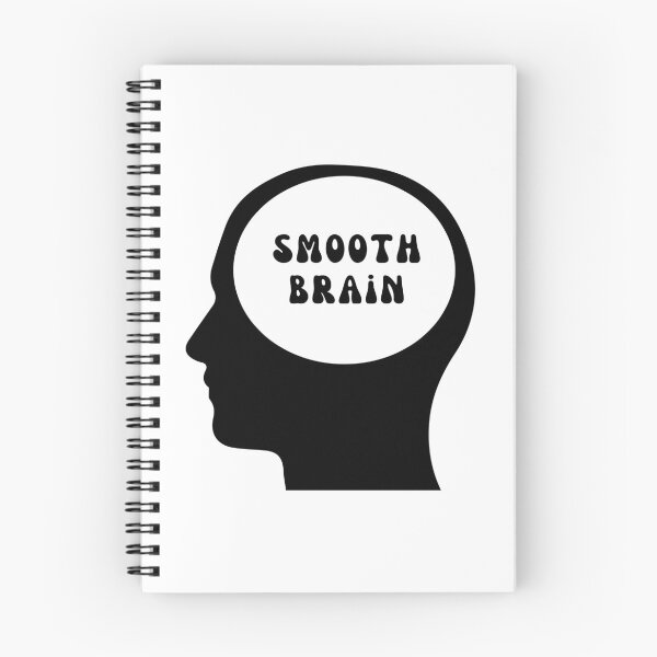 Item preview, Smooth Brain - Black designed and sold by tinks-ts.