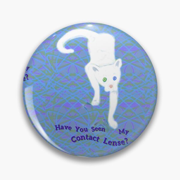 Item preview, Have You Seen My Contact White Cat designed and sold by IvaRenee.