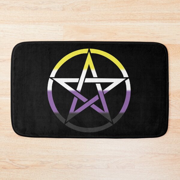 Item preview, Non Binary Colors Pentagram 3 designed and sold by TheirChoice.