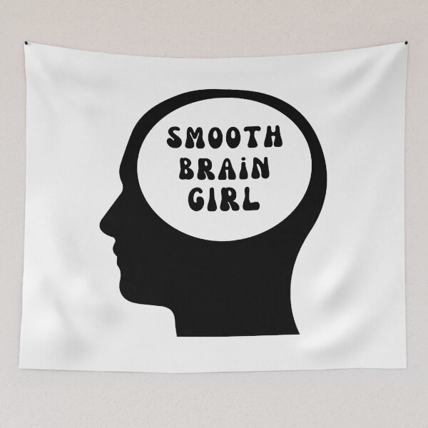 Item preview, Smooth Brain Girl - Black designed and sold by tinks-ts.