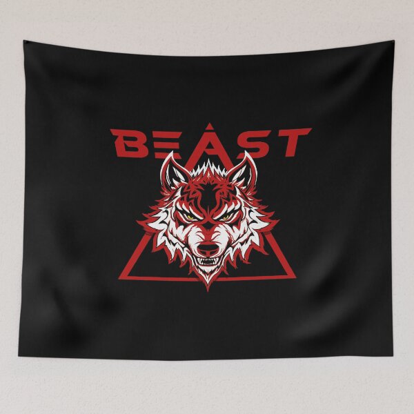 Item preview, beast mode on (angry wild wolf) designed and sold by hayrpictures.