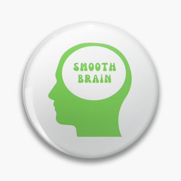 Item preview, Smooth Brain - Green designed and sold by tinks-ts.