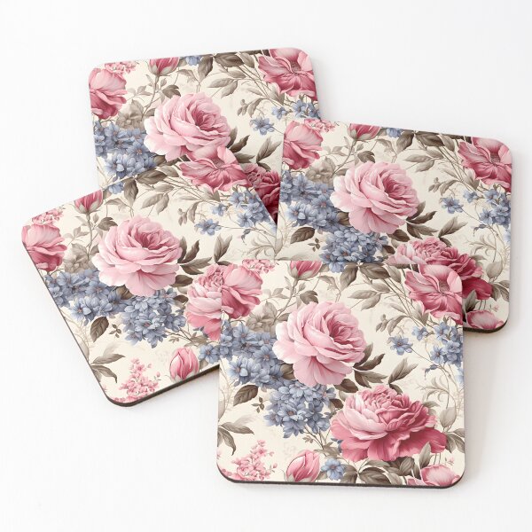 Item preview, Shabby Chic Flowers Pattern 12 designed and sold by DigitalPatternx.