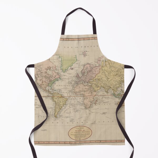 Item preview, Vintage Map of the World (1801) designed and sold by BravuraMedia.