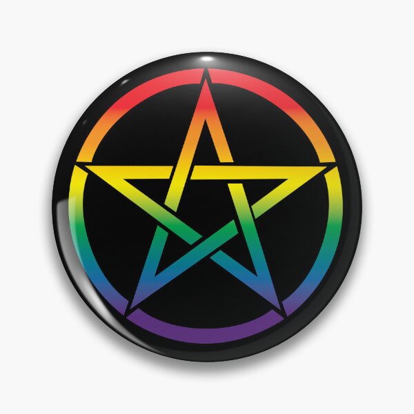 Item preview, 6 Color Rainbow Pentagram 3 designed and sold by TheirChoice.