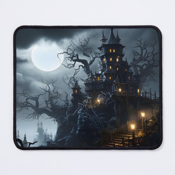 Item preview, Halloween Haunted House designed and sold by ConfettiSkyArt.