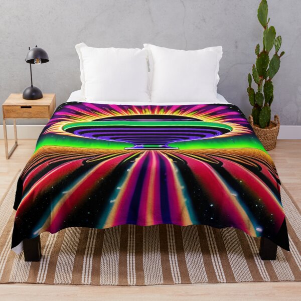 Item preview, Area 51 – Trippy Neon Retro UFO 73 | Grusch designed and sold by Benito Del Ray.
