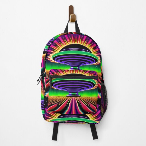 Item preview, Area 51 – Trippy Neon Retro UFO 73 | Grusch designed and sold by Benito Del Ray.