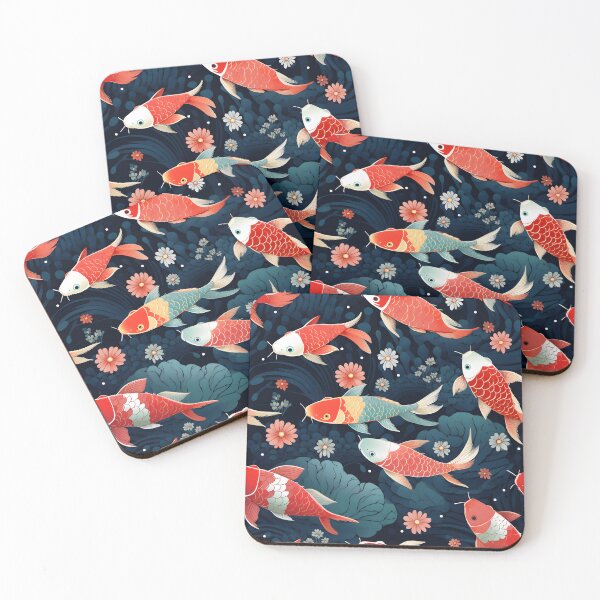 Item preview, Timeless Patterns: Nishikigoi Set 1. Premium seamless koi fish design pattern  designed and sold by HIKARI Creations.