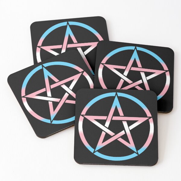Item preview, Pentagrama de colores transgénero 3 designed and sold by TheirChoice.