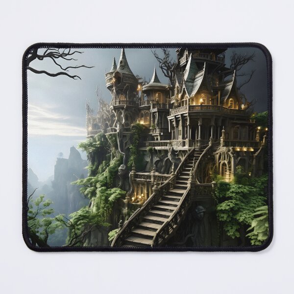 Item preview, Haunted Castle designed and sold by ConfettiSkyArt.