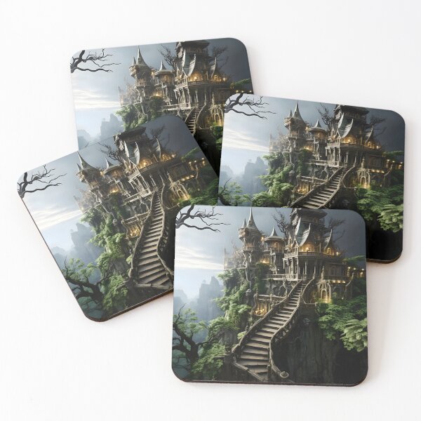 Item preview, Haunted Castle designed and sold by ConfettiSkyArt.