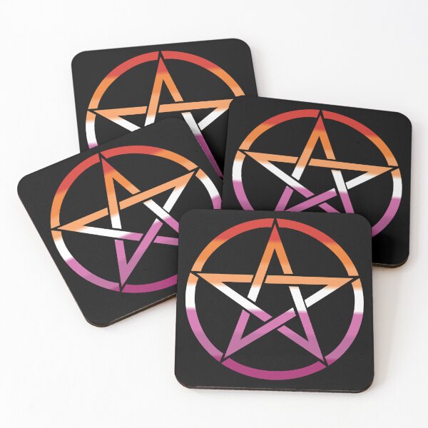 Item preview, Lesbian Colors Pentagram 3 designed and sold by TheirChoice.