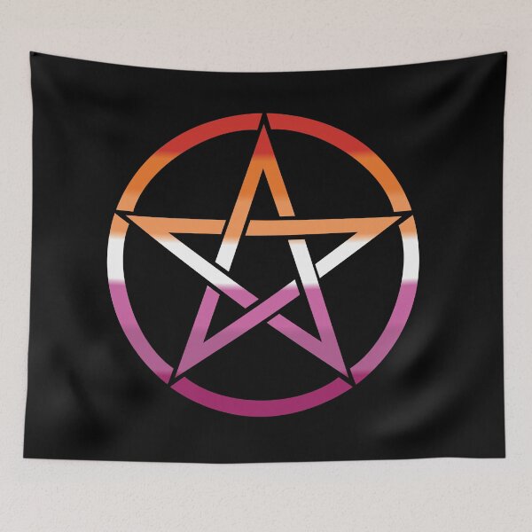 Item preview, Lesbian Colors Pentagram 3 designed and sold by TheirChoice.