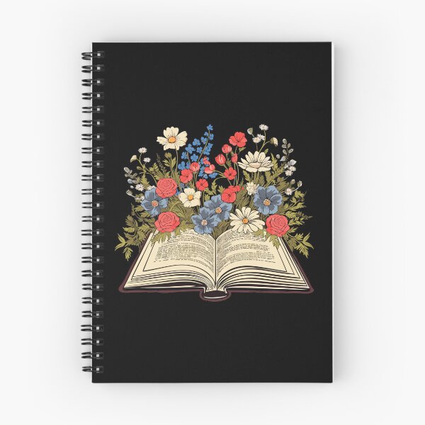 Item preview, Open Book With Flowers designed and sold by RockBeeDesigns.