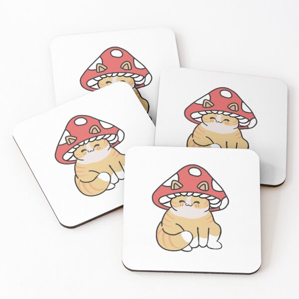 Item preview, Mushroom Cat - Mumu designed and sold by VonKharma.