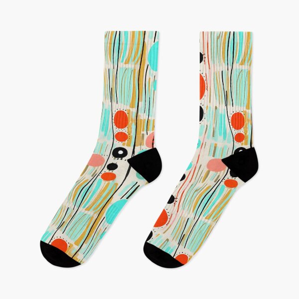 Item preview, Mid-Century Cotton Canvas: A Colorful Abstract Journey designed and sold by vadimcarazan.