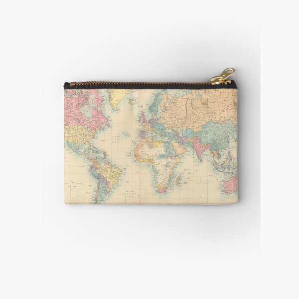 Item preview, Vintage Map of the World (1872) designed and sold by BravuraMedia.